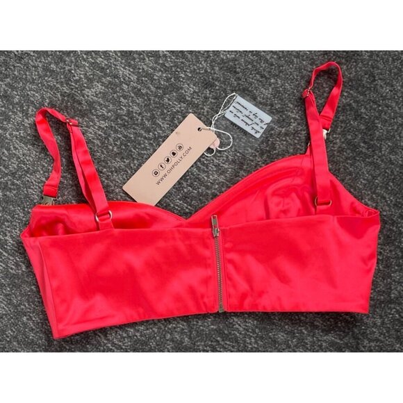 Oh Polly strappy top Size new with tags. Neon pink size 10: - Picture 2 of 4